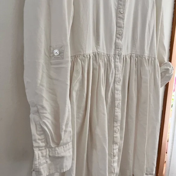 Ingrid & Isabel Classic White Shirt Dress - Picture 2 of 5